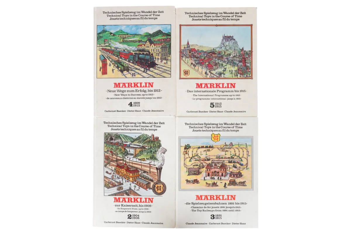 4 Märklin toy catalogues