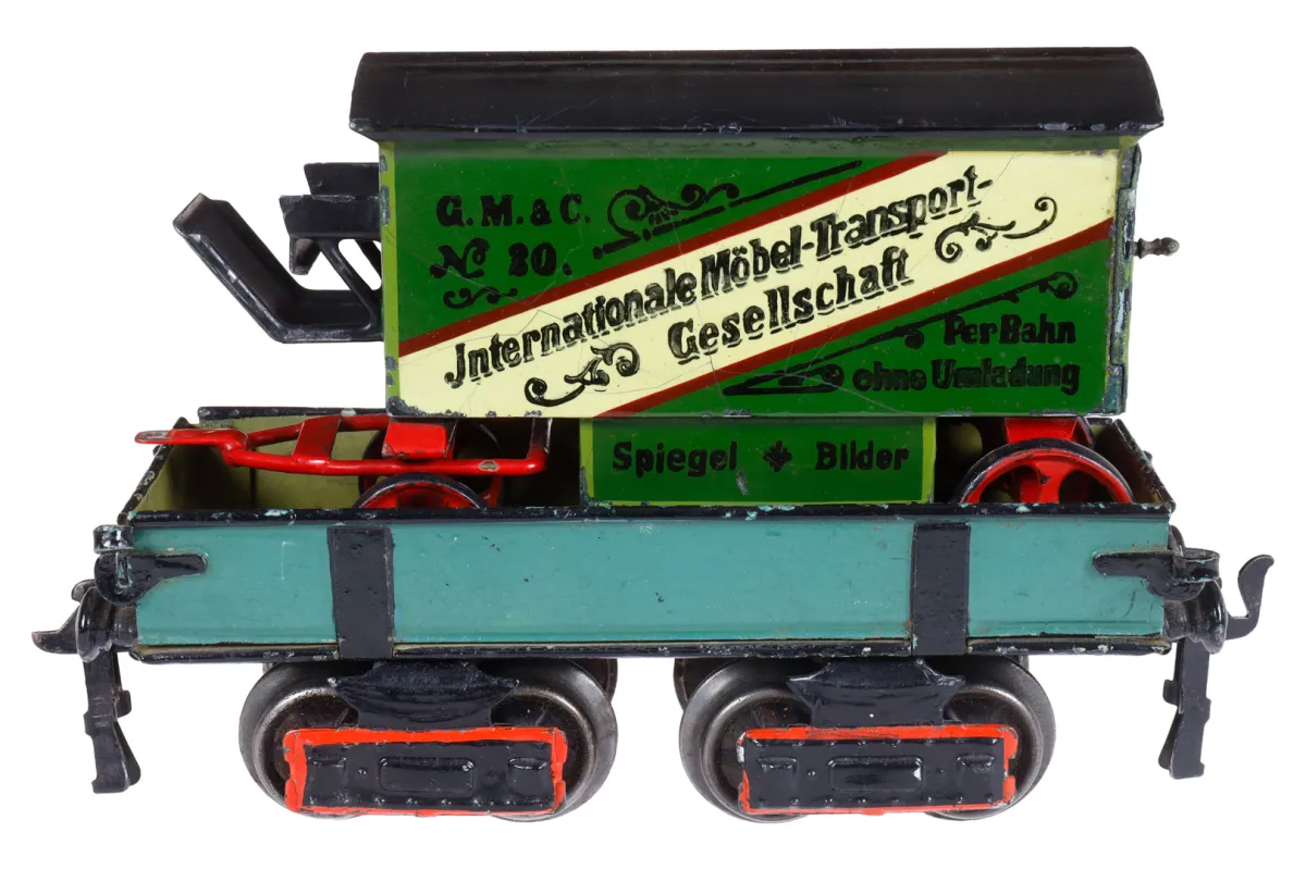 Berendt replica meubelwagen naar oud Märklin voorbeeld