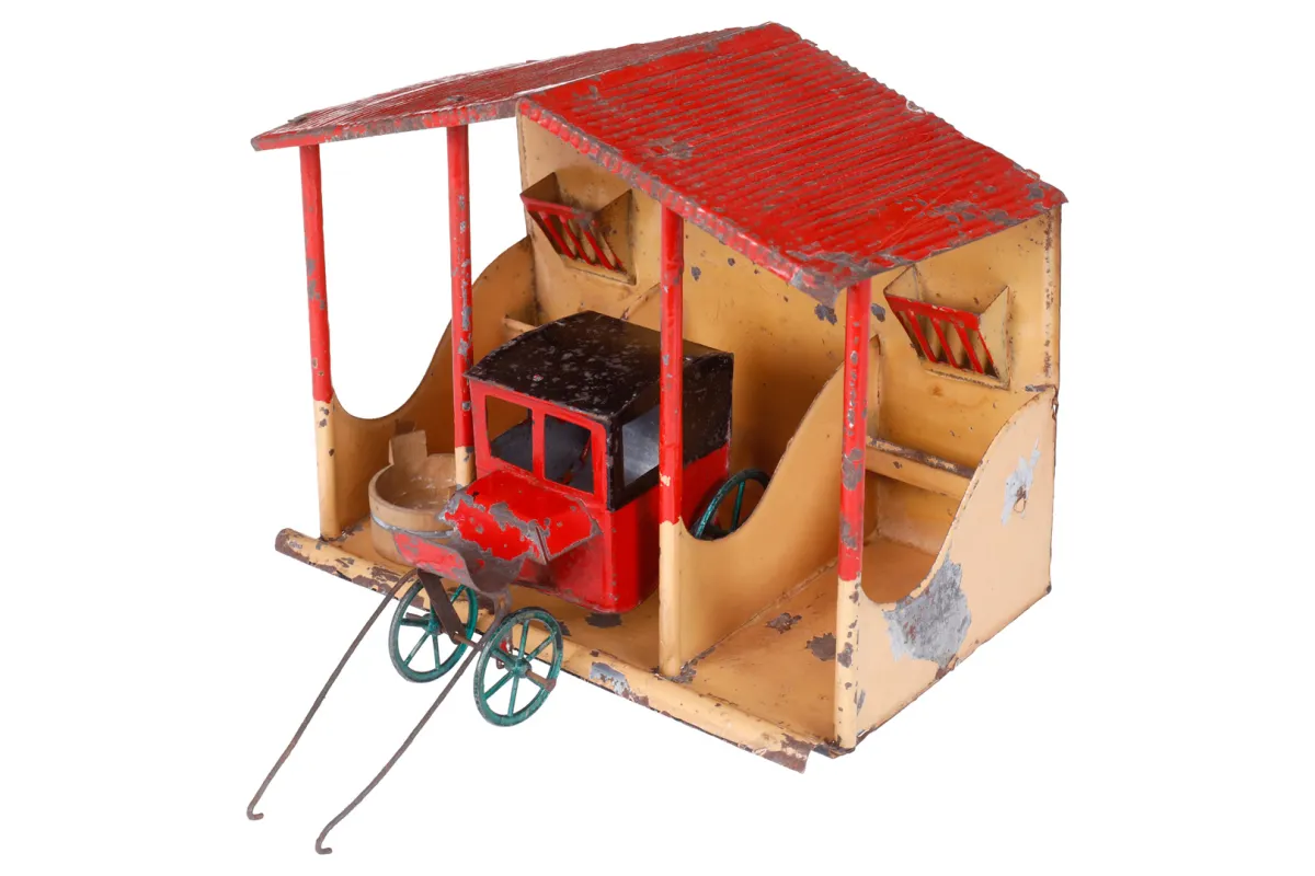 Blikken paardenstal