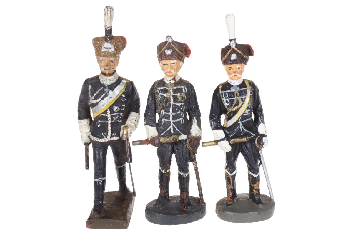 3 генерала Elastolin/Lineol Mackensen