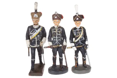 3 генерала Elastolin/Lineol Mackensen