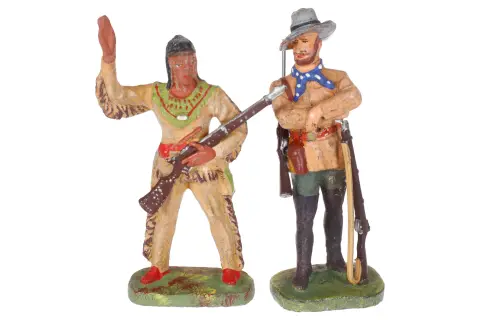Old Shatterhand i Winnetou Elastolin