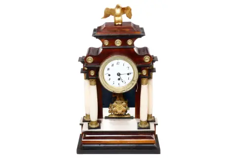 Wiedeński zegar kolumnowy Biedermeier