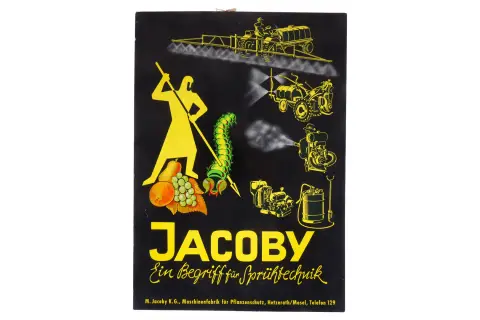 Reklamowy stojak kartonowy „Jacoby Pflanzenschutz”
