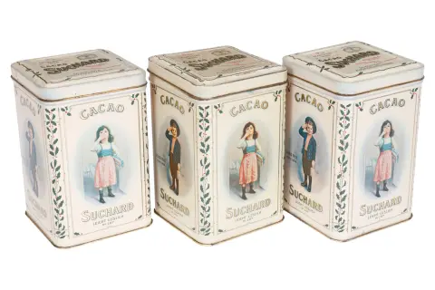 3 nowsze puszki Suchard Cacao