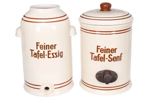 Dozownik ceramiczny Steuler w kształcie beczki