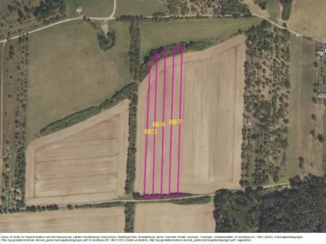 Terre arable avec autre surface à Breitungen, Flur 9
