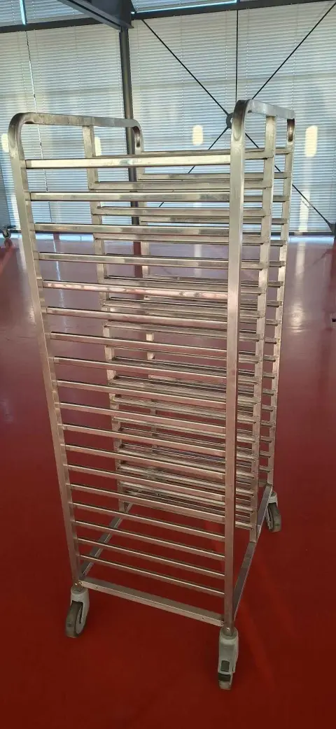 1 Regalwagen Rieber Edelstahl