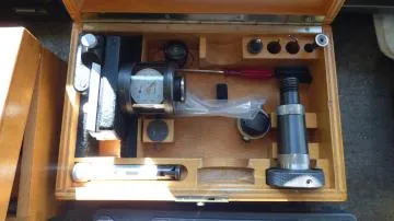 Precision centering and testing device make: FEINMECHANIK GMBH