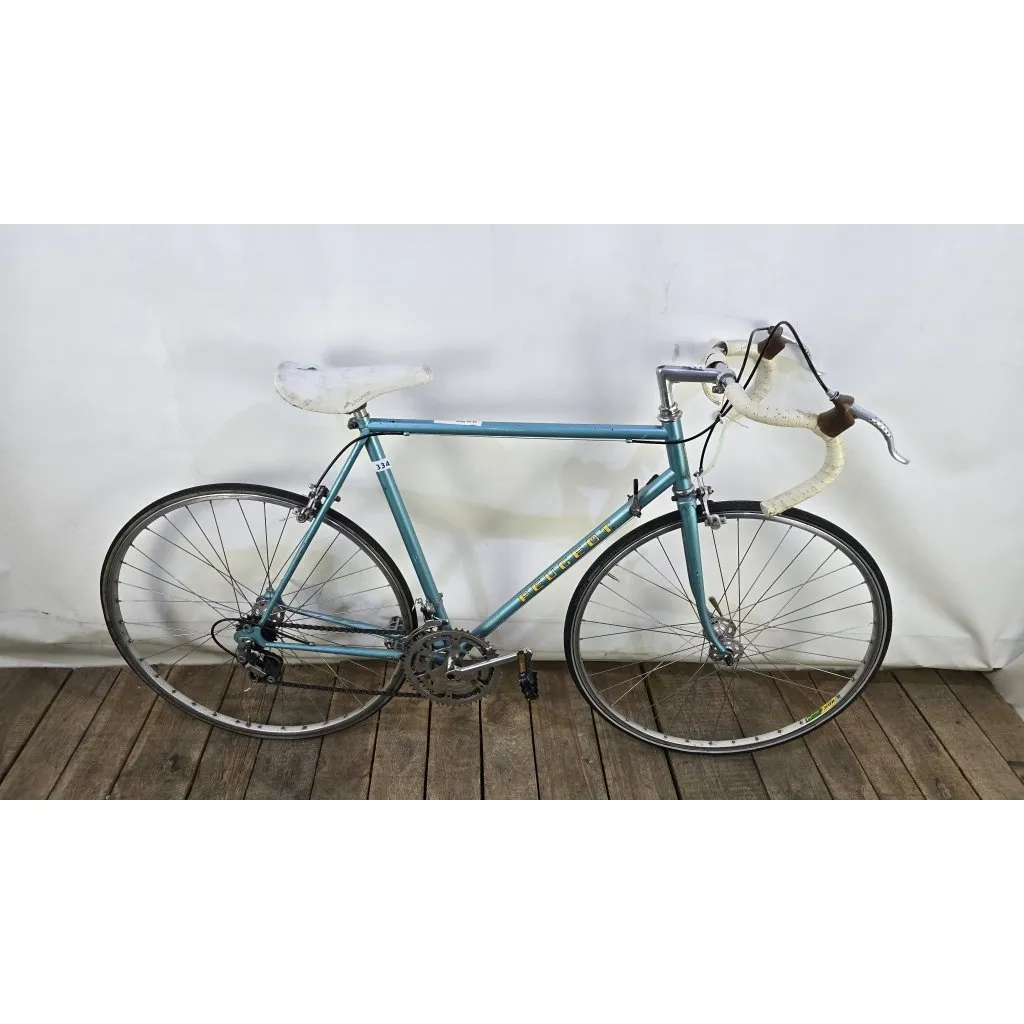 Road bike, blue