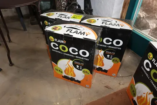 3 x 10 kg brykietów kokosowych Flamy Coco