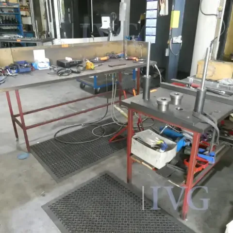 Custom-built work tables