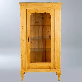 Vitrine, naaldhout, Duitsland, jaren 1920/30.