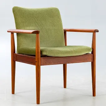FINN JUHL. Fauteuil 'Diplomat', teck, France & Son, Danemark, années 1960