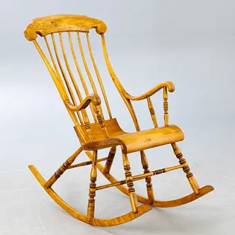 Fauteuil à bascule, probablement Suède, 1re moitié du 20e s.