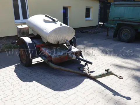 1 tilhenger med vanntank 300L egenbygget – rørramme, kjørbar