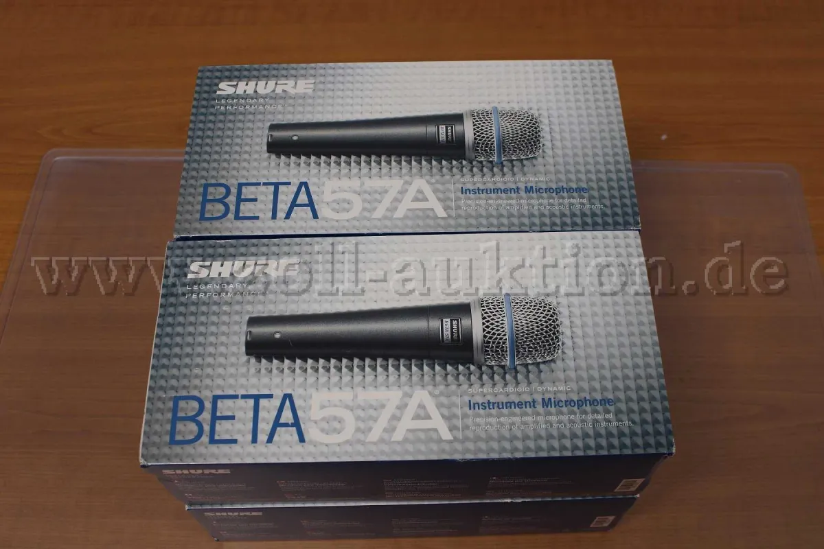 4 mikrofony Beta 57A od Shure