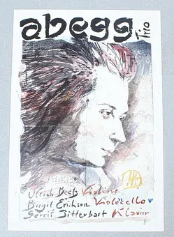 HORST JANSSEN (1929-1995). Grafický multiple, '' Abegg-Trio '', signovaný.