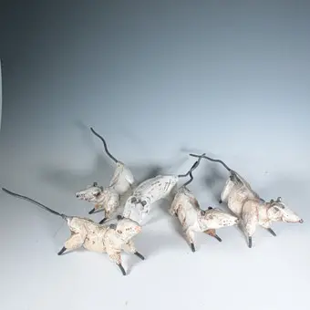 ANDREAS HINDER. Steinzugmasse, '' Die Ratten Gang ''.