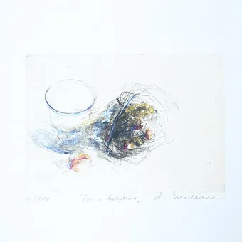 ALESSANDRO NOCENTINI (1949). Eau-forte, '' Sans titre '', limitée.