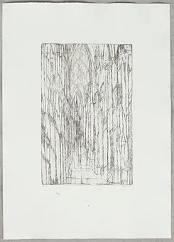PAUL ELIASBERG (1907-1984). 'Halberstadt Dom', etching.
