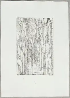 PAUL ELIASBERG (1907-1984). 'Halberstadt Dom', etching.