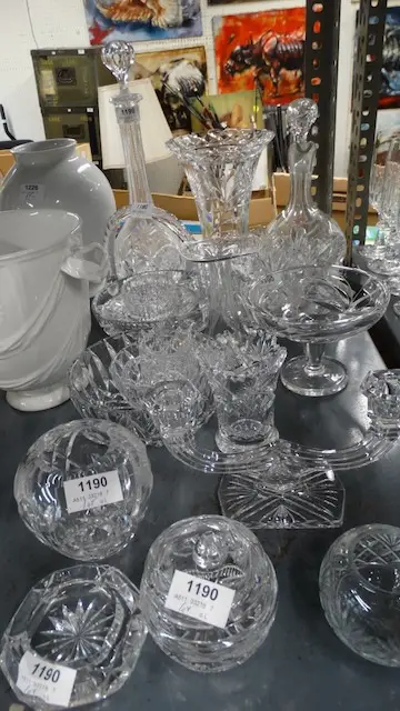 1 lot de cristal
