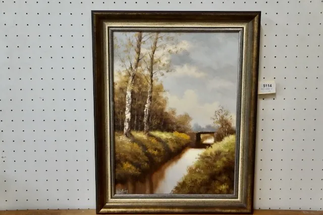 1 Ölgemälde "Moor" sig. Zimmermann