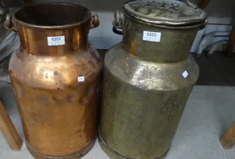 2 milk churns
