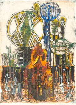 BRUCE ONOBRAKPEYA (B. 1932). Aro-Osomo.
