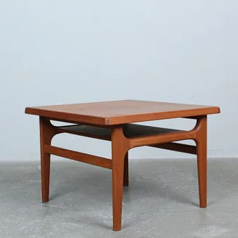 NIELS BACH voor Moelfabrik Randers, salontafel, teak, jaren 1960, Denemarken.