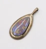 Silberanhänger, mit Opal, 2,3gr., L-2,5cm