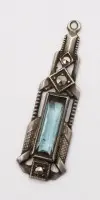 Art-Déco Anhänger, 800er Silber, 1,8gr., L-3,3cm