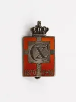 sogenannte dänische „Kongemærke“ (Königsabzeichen), Georg Jensen, Entwurf von Arno Malinowski, 3,1gr., L-2,5cm