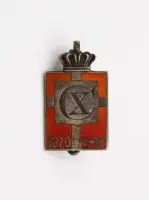 sogenannte dänische „Kongemærke“ (Königsabzeichen), Georg Jensen, Entwurf von Arno Malinowski, 3,1gr., L-2,5cm