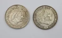 2 adet 2 1/2 gulden, 1959/61, 30,1 gr