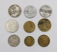 9 छोटे सिक्के, जर्मन साम्राज्य, 1891 से
