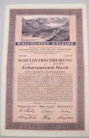 शेयर, Walchenseewerk A.G., Mittlere Isar A.G., Bayernwerk A.G., 10.000 मार्क (राइक्सवालुटा, अक्षर E, संख्या 159604), 1923