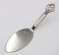 Kagetang, sølvskaft, COHR, Danmark 1949, L-18cm