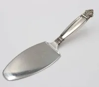 Kagespade, sølvgreb, Georg Jensen, Dronning, L-16,3cm