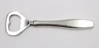 Flaskåpner, sølvskjeft, Danmark, lengde 12,7 cm