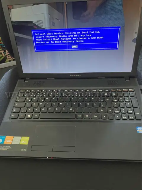 1 bærbar LENOVO G500 med strømforsyning uden styresystem (brugt)