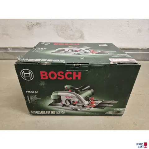 Bosch PKS 66 AF håndsirkelsag (originalemballasje)