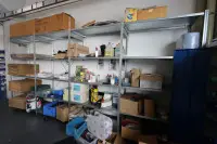 1 raft din tablă de oțel, din 4 părți