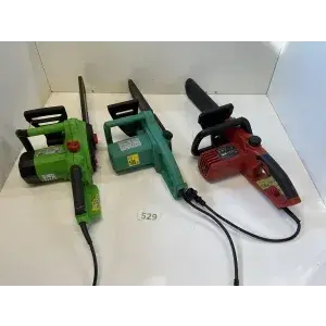 3 elektriske kædesave