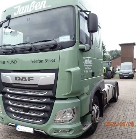 两轴牵引车 DAF XF450FT，首次登记：2018年11月1日