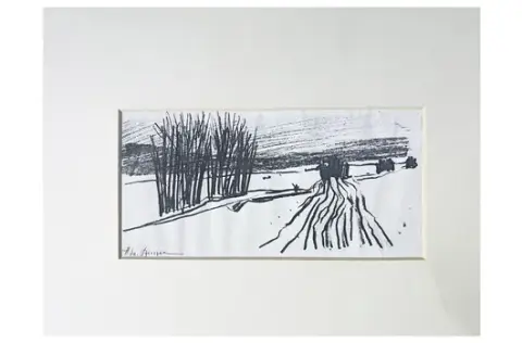 Hans Joachim Stenzel - Paesaggio invernale
