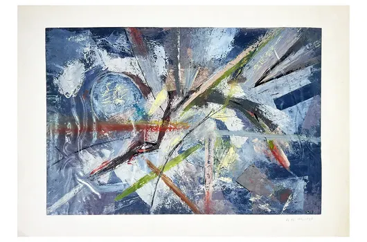 Ukendt kunstner - Abstrakt komposition