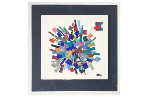 Hans Kern - Collage astratto