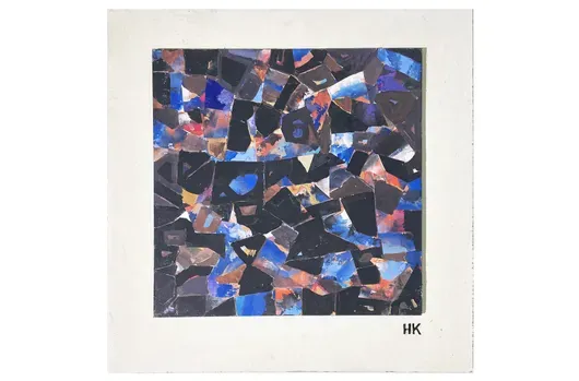 Hans Kern – collage dipinto